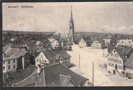 AK TG , Amriswil , Marktplatz , 1913