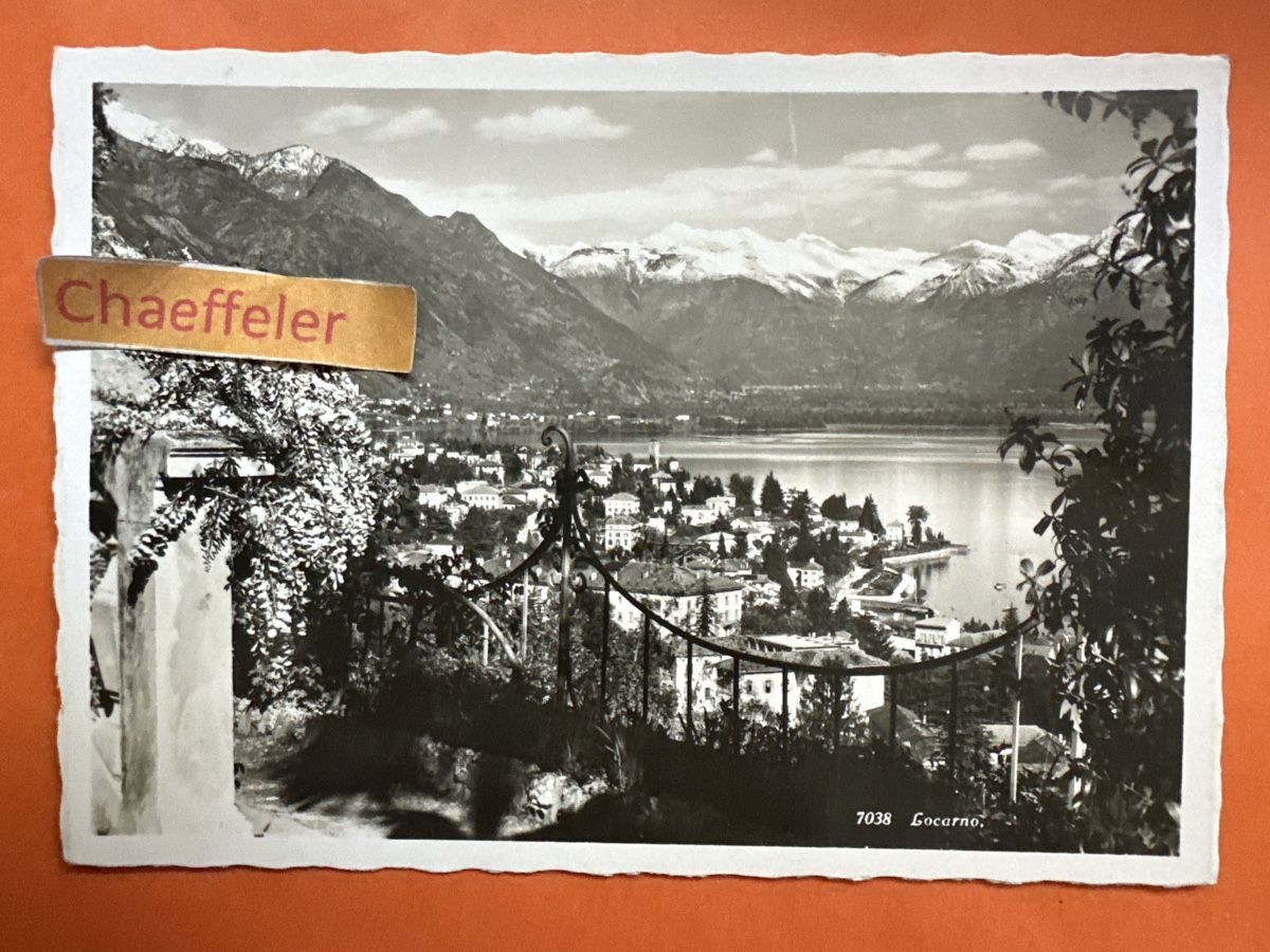Ansichtskarten: Feldpost 1941  7038  Locarno. – Gebraucht aus Zürich von Chaeffeler