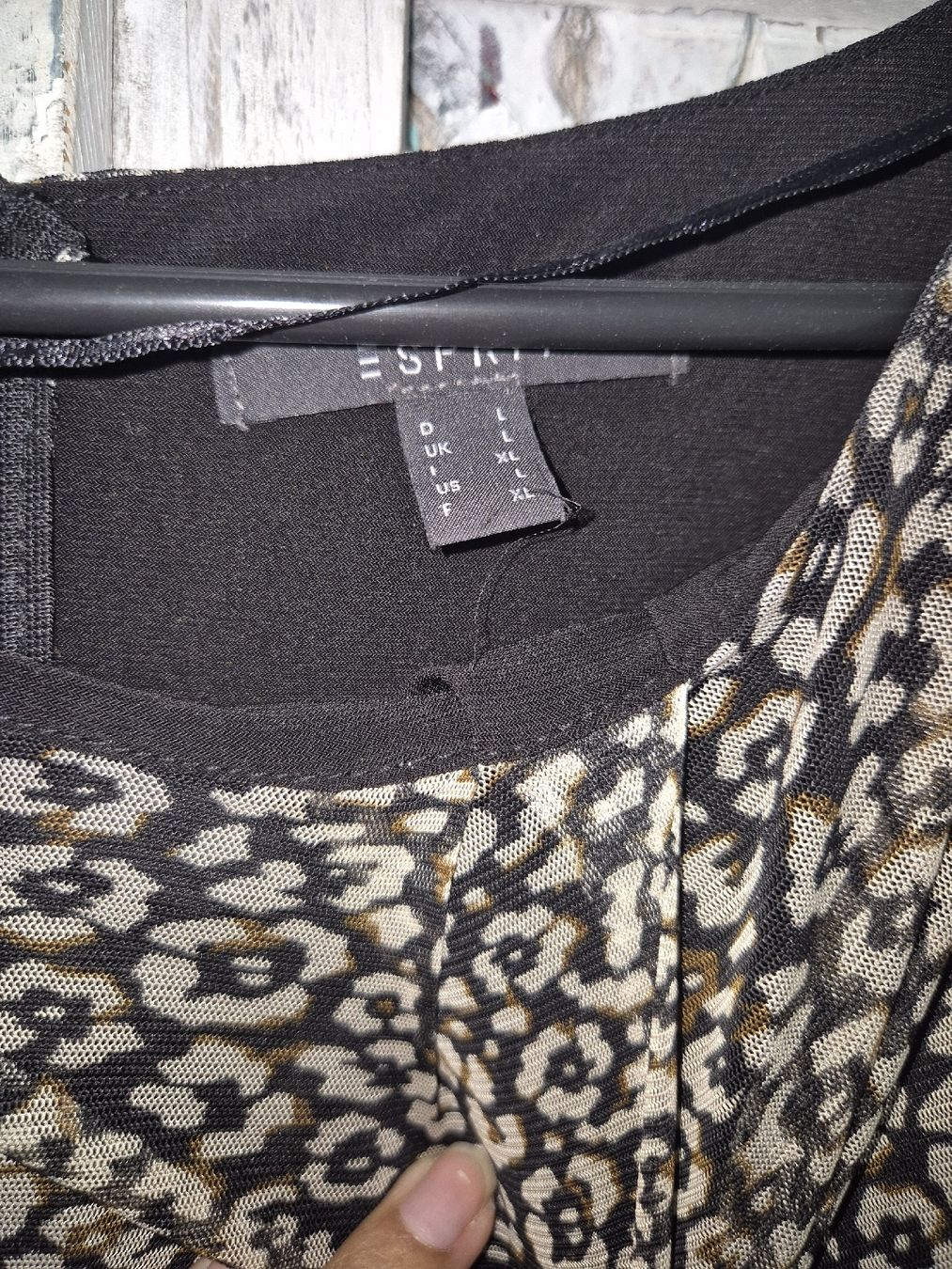 Vestiti: Damen Kleid Chiffon Leo Muster Grösse L – Usato da Reinach BL venduto da NeuEntdeckt 1