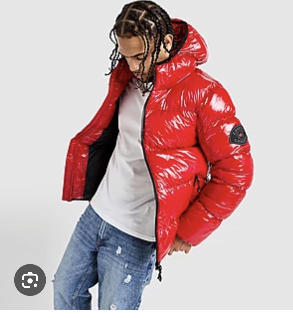 Giacche: Rote Winterjacke Glanz Optik Zavetti Canada neu – Nuovo (secondo la descrizione) da Cham venduto da schupbea03