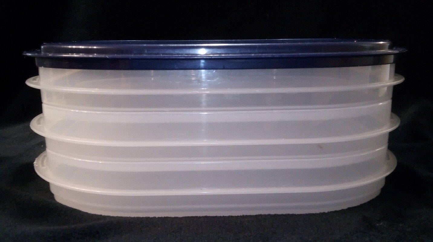 TUPPERWARE Traiteur Aufschnittbox in Blau stapelbar (Gebraucht) in Werdenberg für CHF 10 – mit Lieferung auf Ricardo kaufen