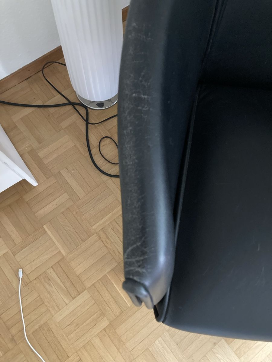 Fauteuils: 2 Ledersessel schwarz – D'occasion à Zürich par anda89 1