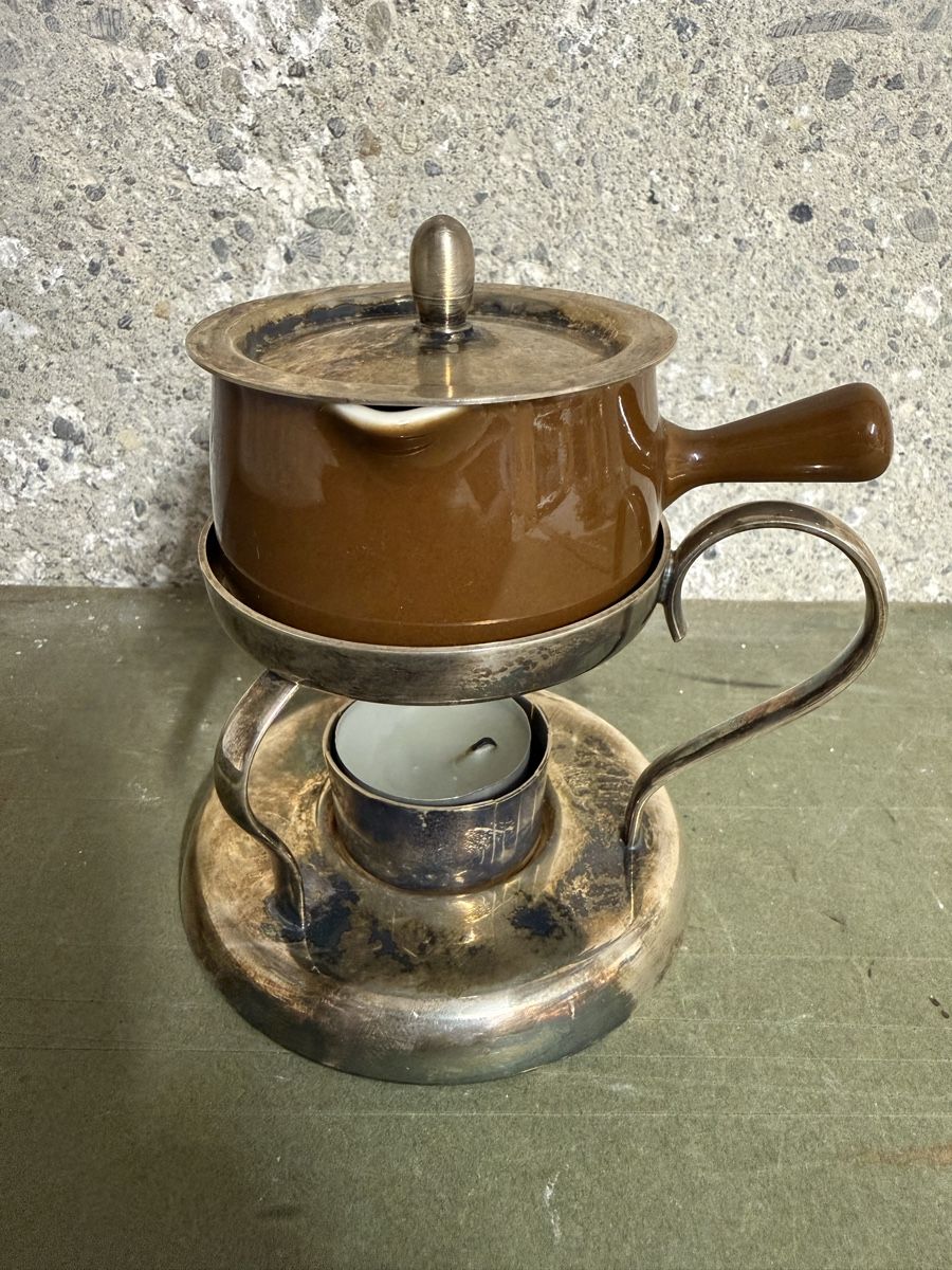 Pfannen: Butterpfännchen Rechaud-Set – Gebraucht aus Birmenstorf AG von Pat_roll.