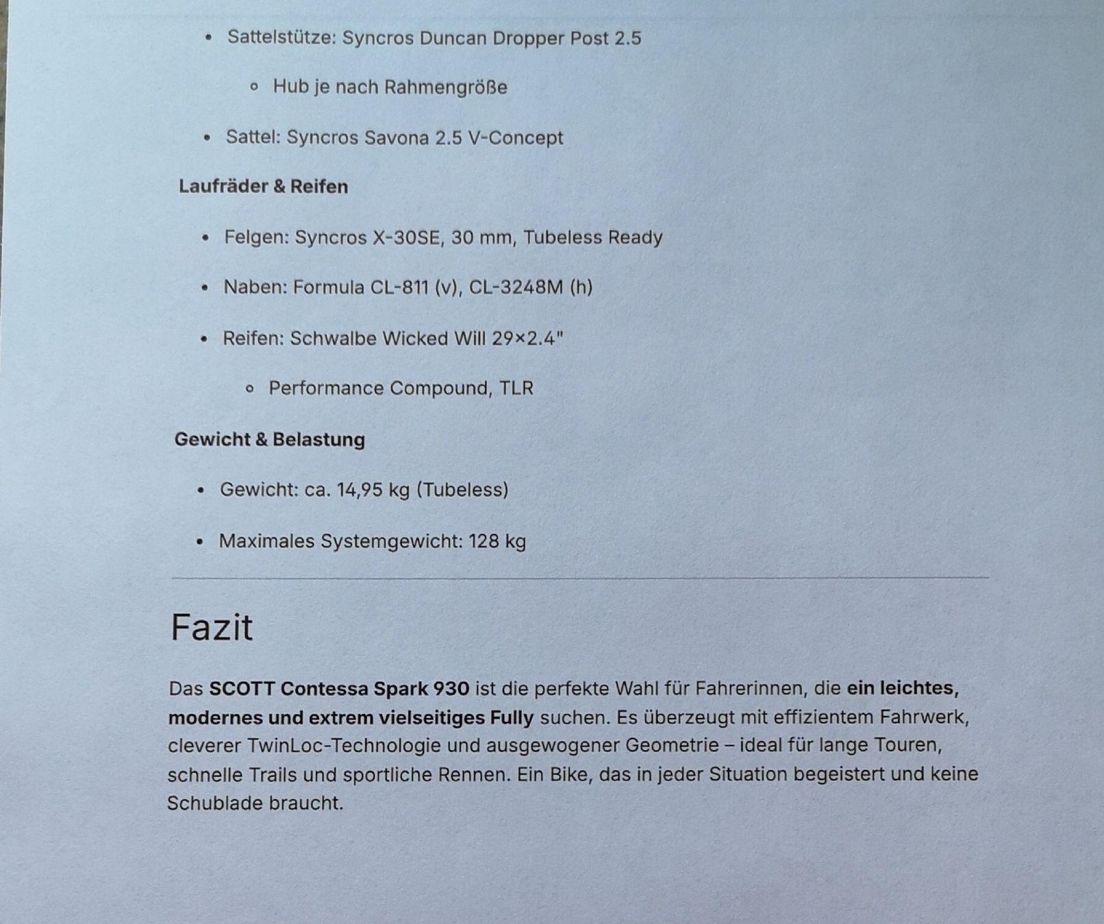 Scott Biciclette: SCOTT Contessa Spark 930, 29", Rahmengrösse S – Nuovo (secondo la descrizione) da Grub AR venduto da Togapanja 7