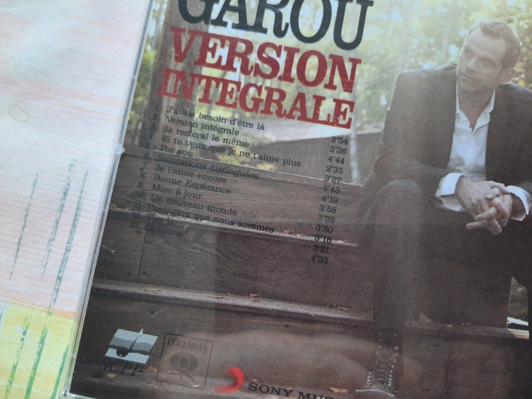 CDs: CD Garou - Version intégrale – D'occasion à Pully par bro_n52j 2