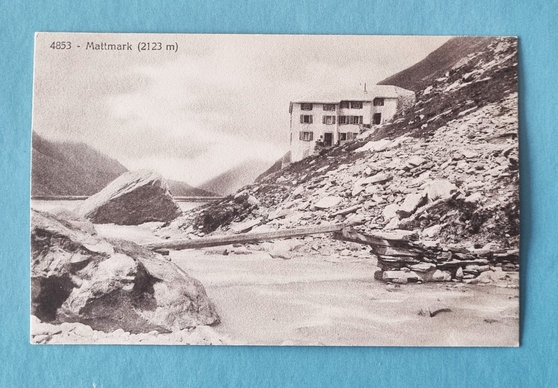 Ansichtskarten: Mattmark - Hotel - alte Ansichtskarte – Gebraucht aus Rothrist von RROENK
