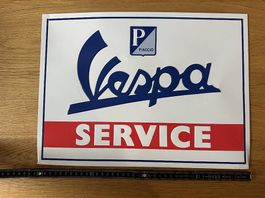 Vespa "Service" Schild