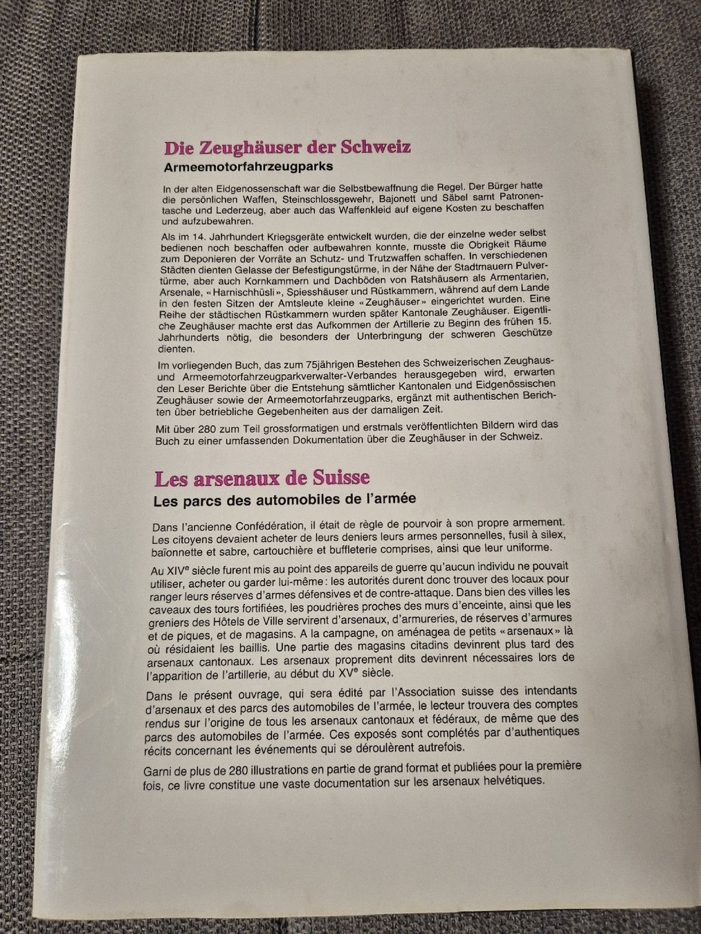 Libri: Buch: Die Zeughäuser der Schweiz – Usato da Stalden (Sarnen) venduto da tschudi04 2