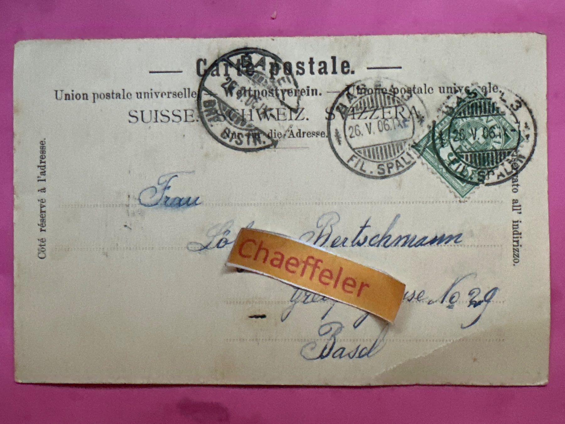 Cartes postales: 1906 Rathaus. Gruss aus Sursee – D'occasion à Zürich par Chaeffeler 1