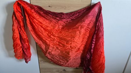 🏷️ Silkroad Schal aus 100% Seide im Knitterlook 🧣