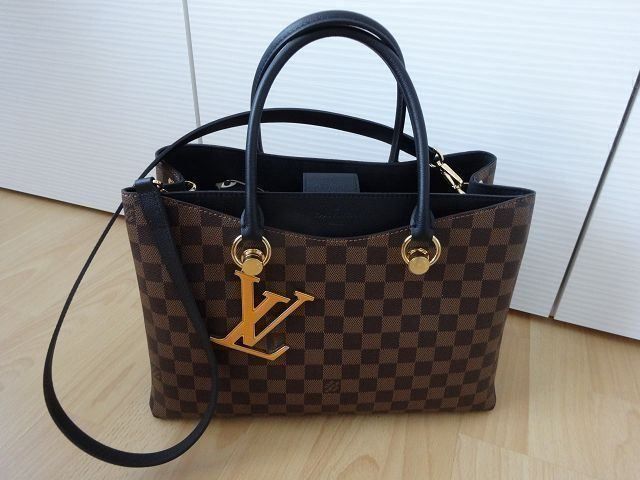 Damier Ebene LV Riverside Noir N40050