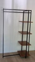 Designer Garderobe Regal Nussholz