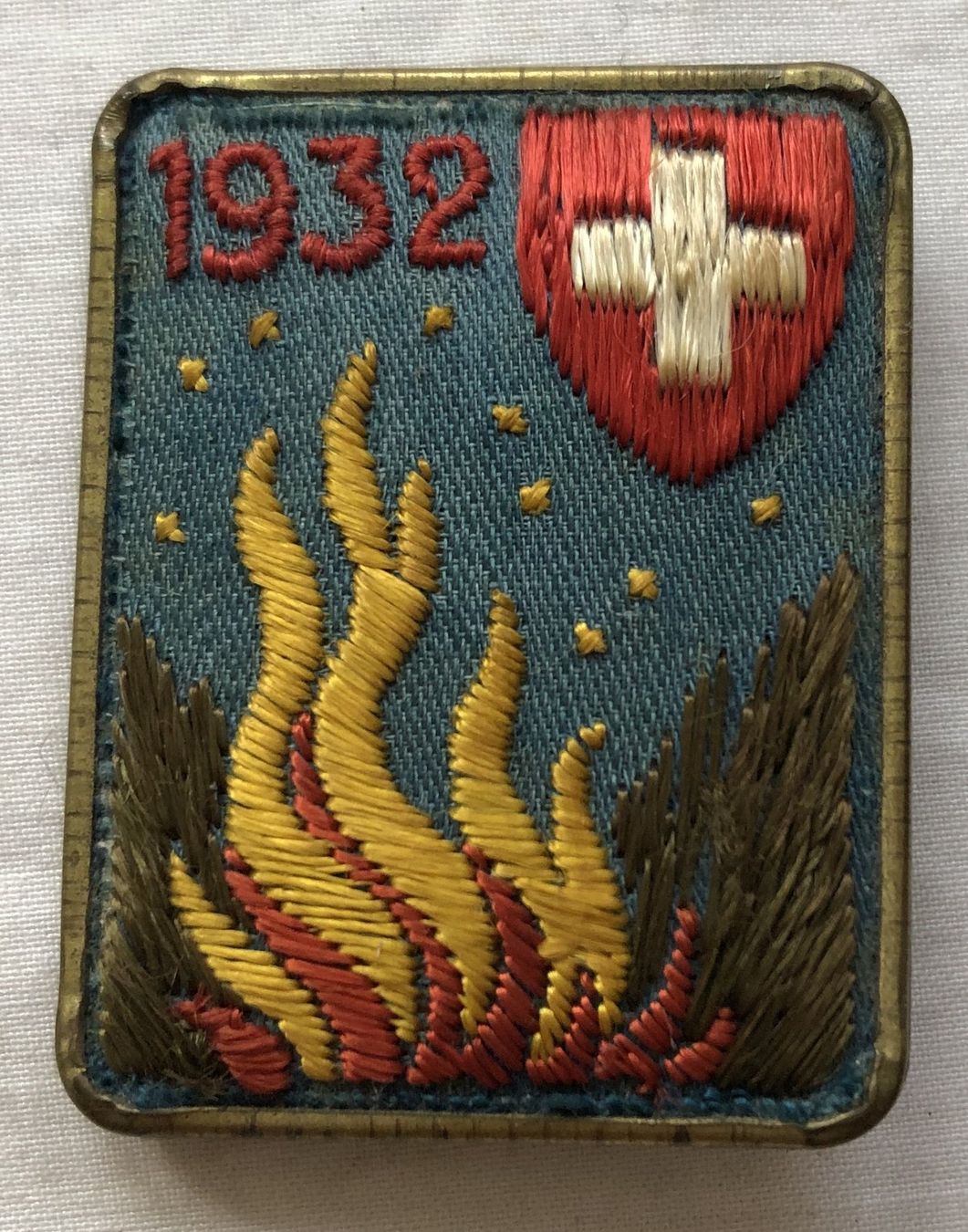 Placchette & Badge: Abzeichen/Plakette - 1.August 1932 – Usato da Schaffhausen venduto da durruti