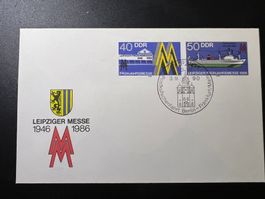 DDR Sonderbrief und -Stempel Leipzig  1990  (R633)
