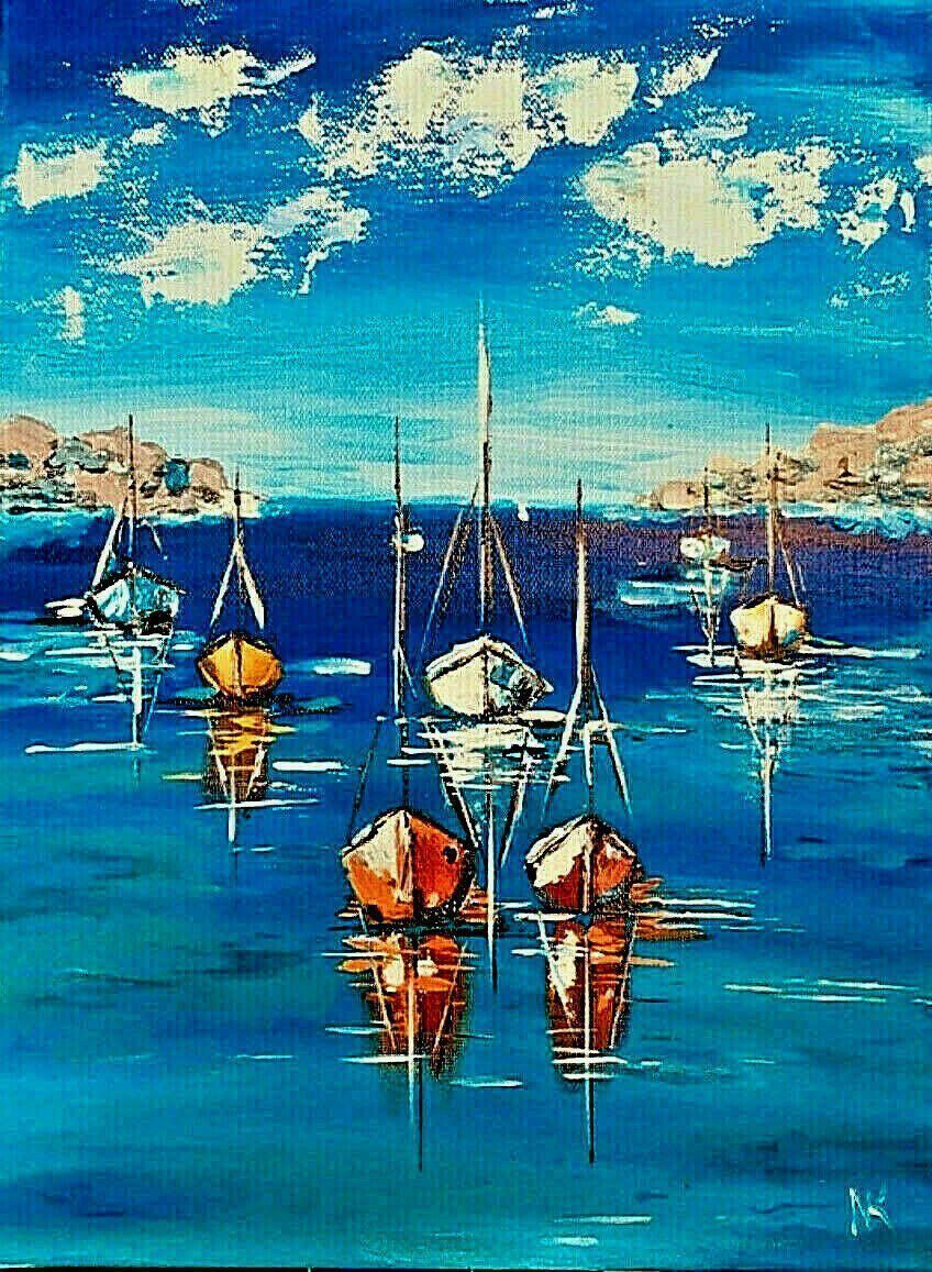Dipinti: Liquidation !!  : Acrylgemälde ORIGINAL 51 00 007 – Nuovo (secondo la descrizione) da Hagenbuch ZH venduto da Art-Agency