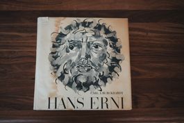 Hans Erni Monografie Burckhardt mit Originalzeichnung sign.