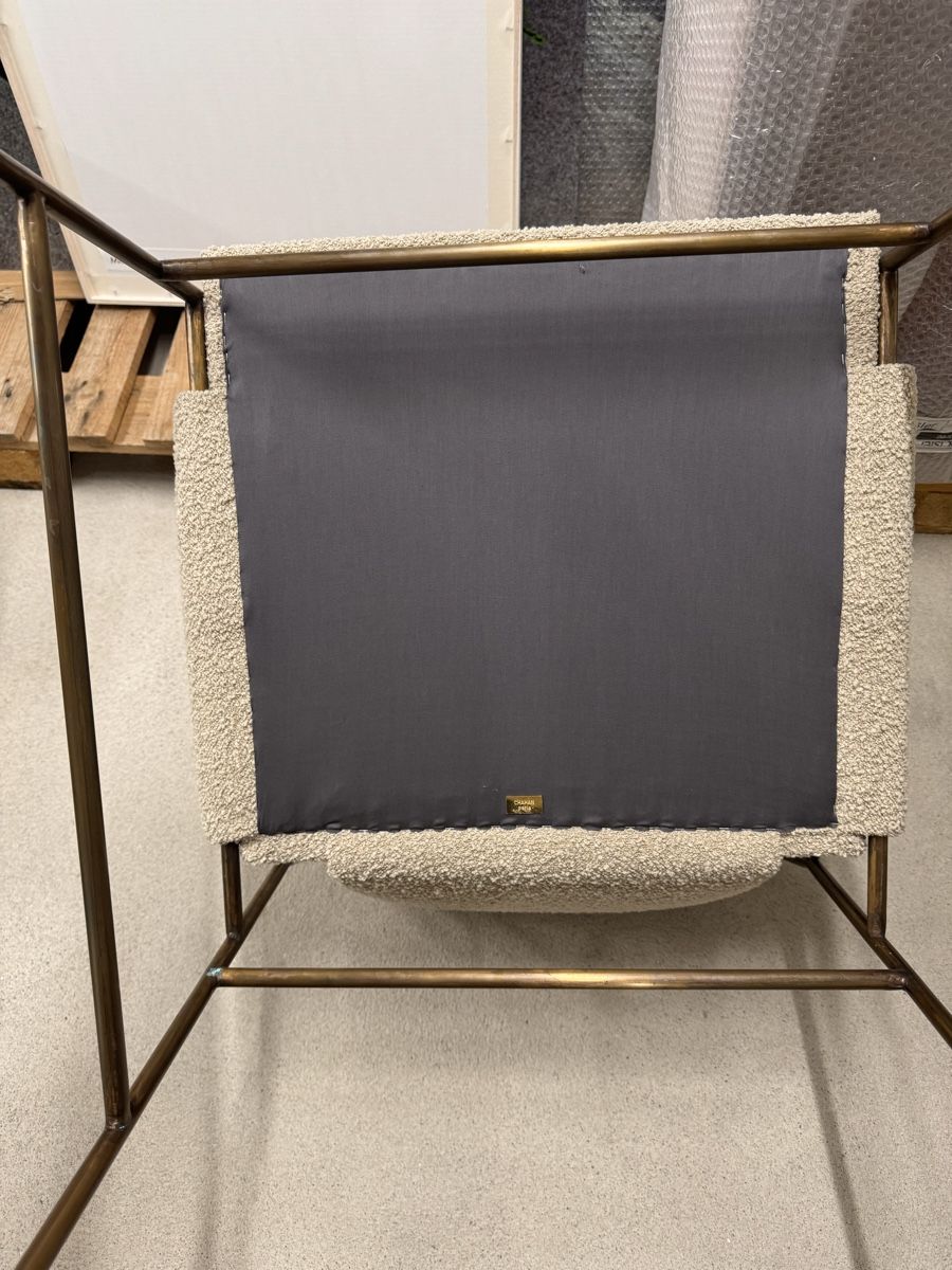 Chaises: Design-Stuhl von Chahan Paris mit Messinggestell – D'occasion à Rüschlikon par noe_jbl2 2