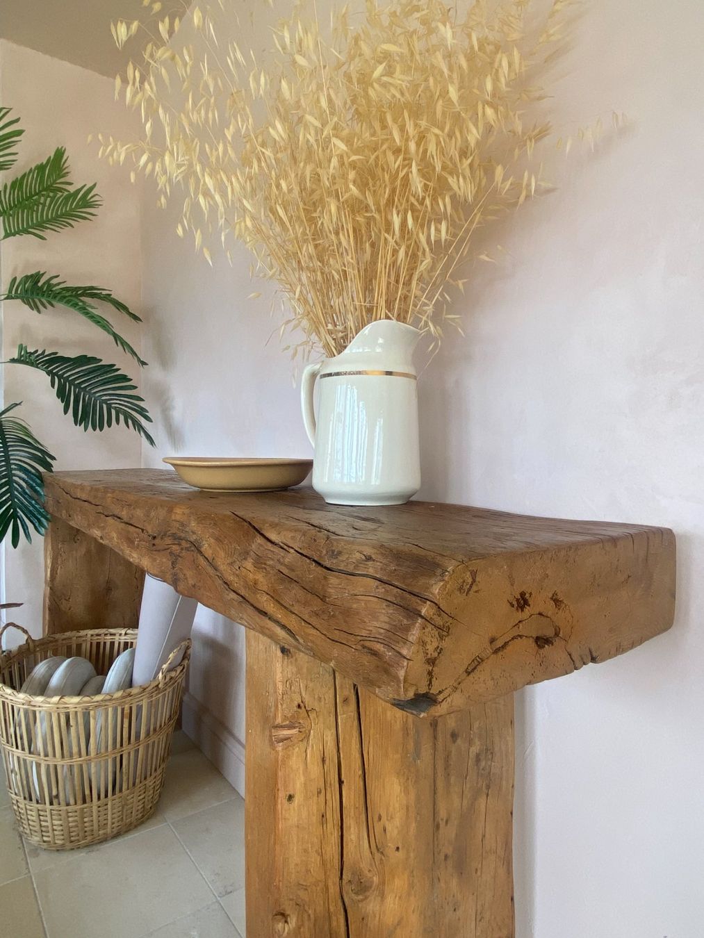 Tavoli: Konsole aus massivem Altholz – Usato da Winterthur venduto da hey_smile 2