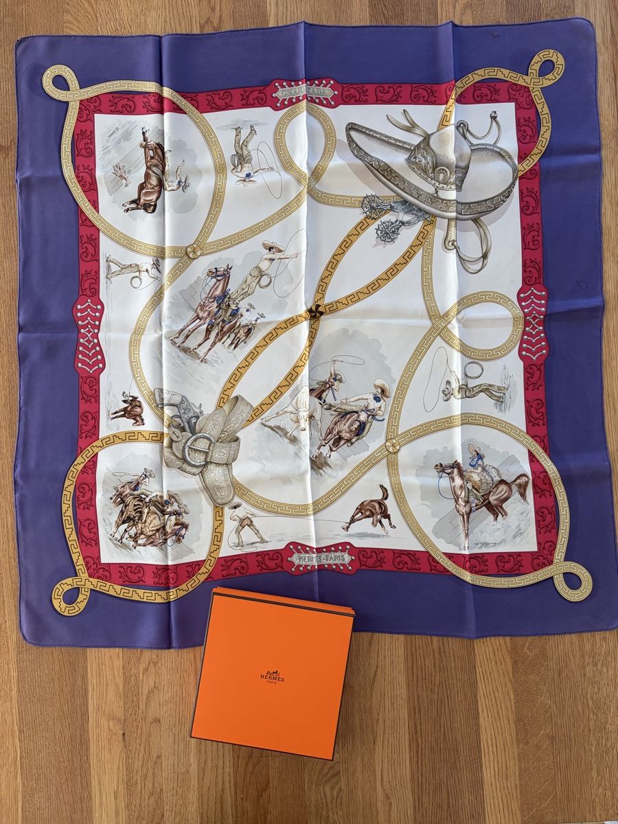 Hermès Foulard & Sciarpe: Hermès Paris Carré 90 «Charreada» – Usato da Wohlen AG venduto da zrhdus 1