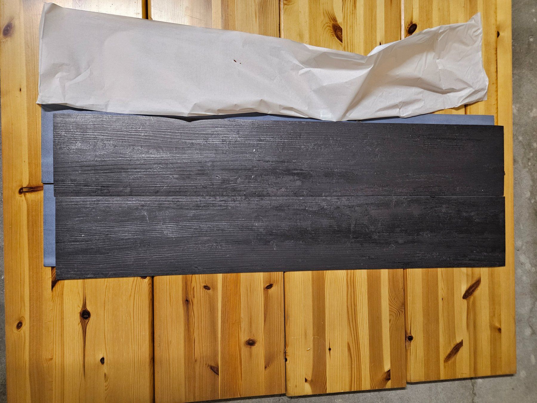 Pareti & Soffitti: Schöne Vinyl-Bodenpaneelen 20m2 anthrazit-silber – Nuovo e nell'imballaggio originale da Kreuzlingen venduto da staldi79 1