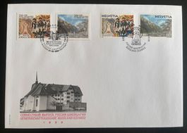ET Luxus Brief 1999 Gem. Ausgabe Russland-Schweiz