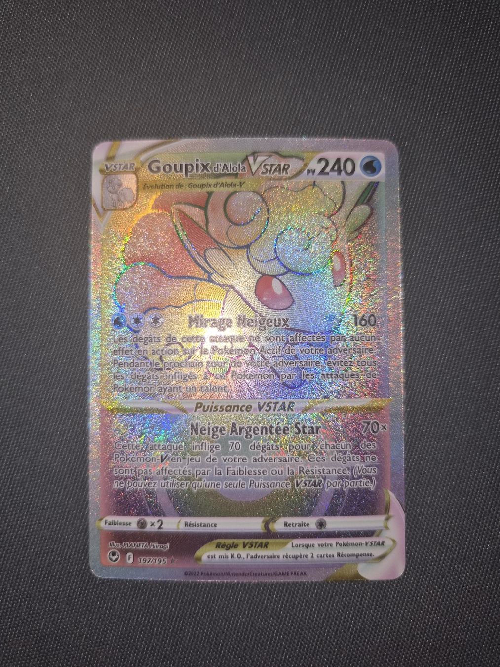 Pokémon Carte collezionabili: Goupix D'Alola Tempête Argentée  – Nuovo (secondo la descrizione) da Les Acacias venduto da S.Vieira
