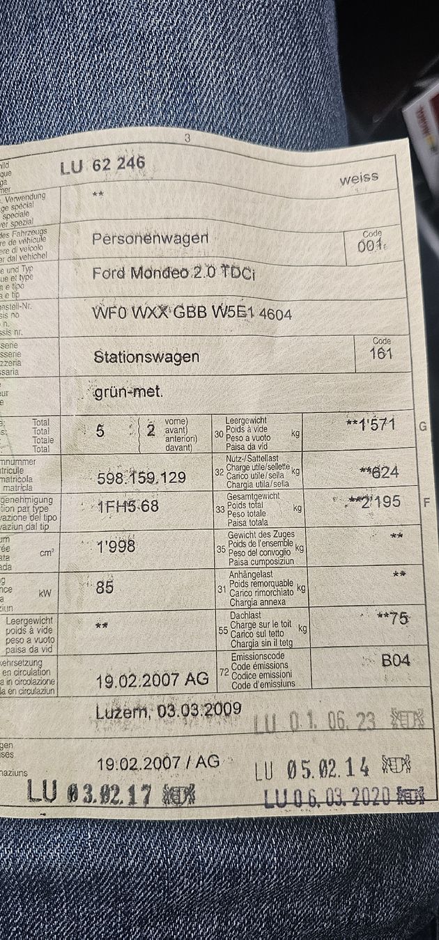 Ford Automobili: Ford Mondeo 2.0 tdci – Usato da St.gallen venduto da nik500 6