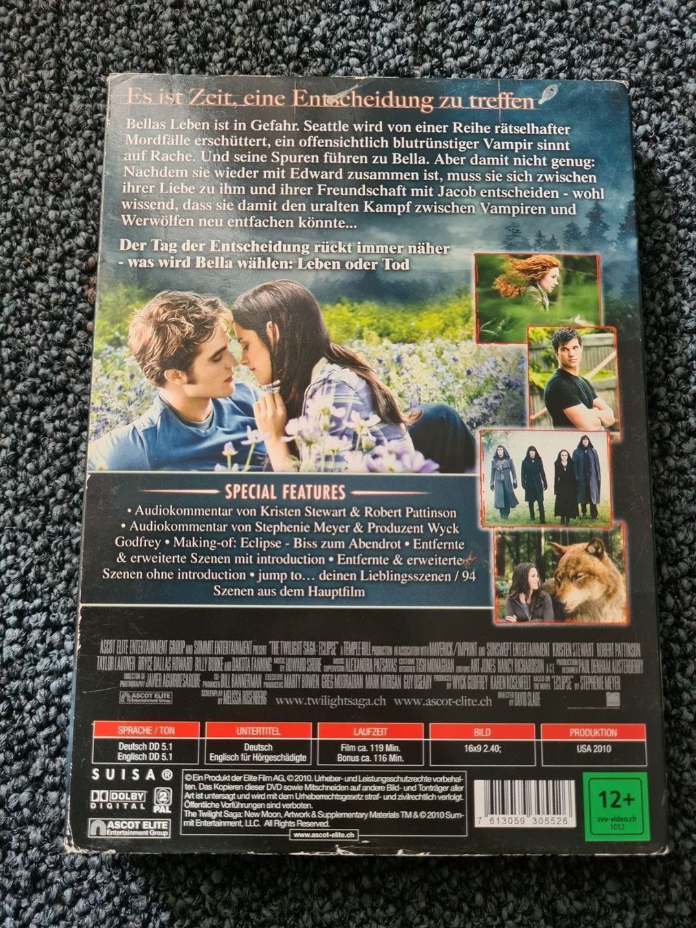 Tutti i DVDs: ECLIPSE BISS ZUM ABENDROT(10194) – Usato da Ruswil venduto da M71 1