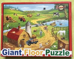 Puzzle géant pour enfants - Thème de la ferme 🚜🐔🐴🐑!