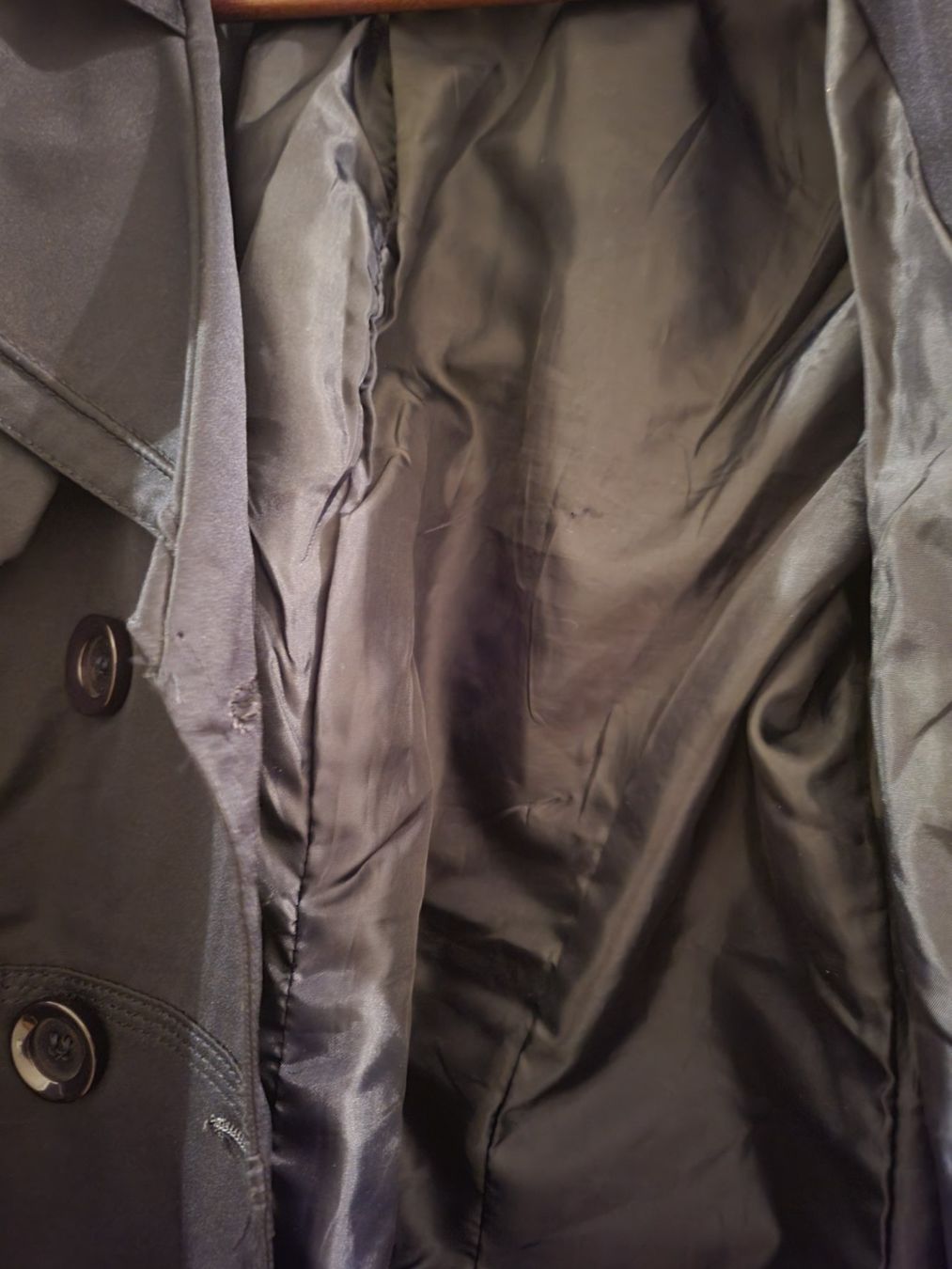 Cappotti: Schöne dunkelblaue Trenchcoat – Usato da Basel venduto da sci_67ms 3