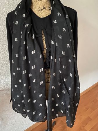 Schal / Tuch schwarz