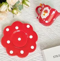 neu! Set GLÜCKSPILZ - Tasse & Untertasse