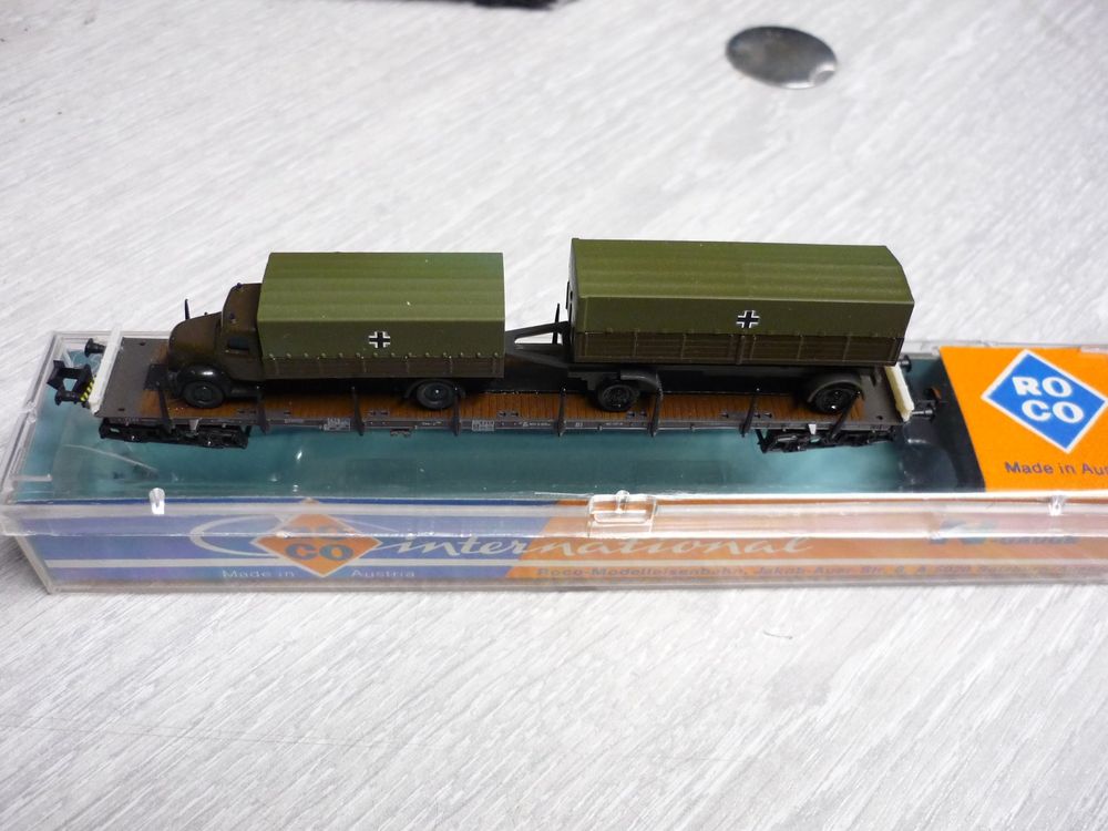 ROCO wagon porte autos TA 378 gris STVA 66535 NEUF