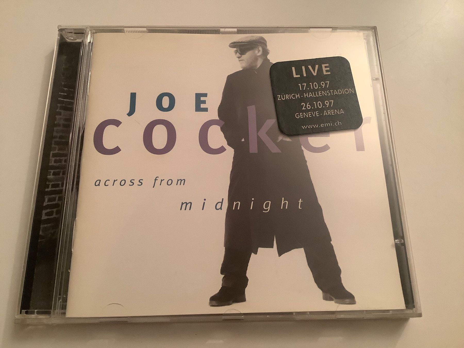 CD: Joe Cocker / across from midnight / 1997 – Usato da Dübendorf venduto da Shreck