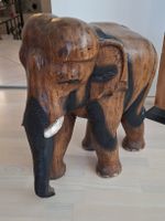 Antiker Holz Elefant gross, wunderschön !!!!