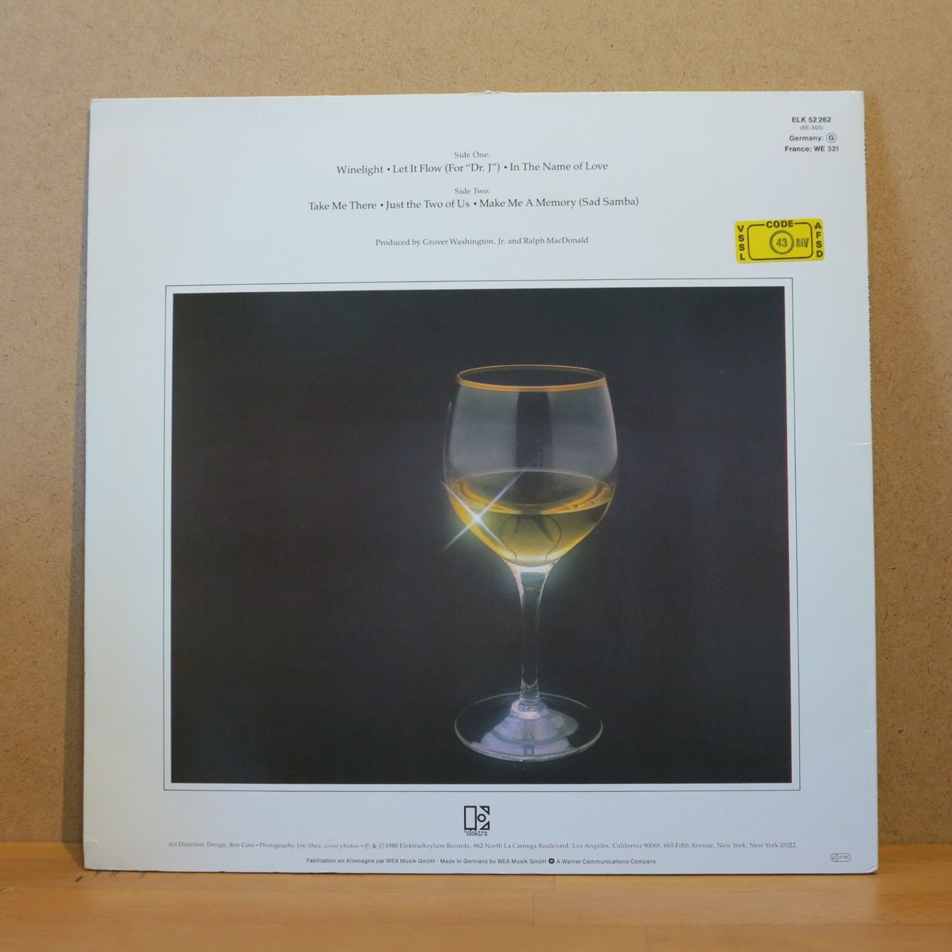 Dischi in vinile: Grover Washington, JR - Winelight / LP – Usato da Zürich venduto da Naim60 1