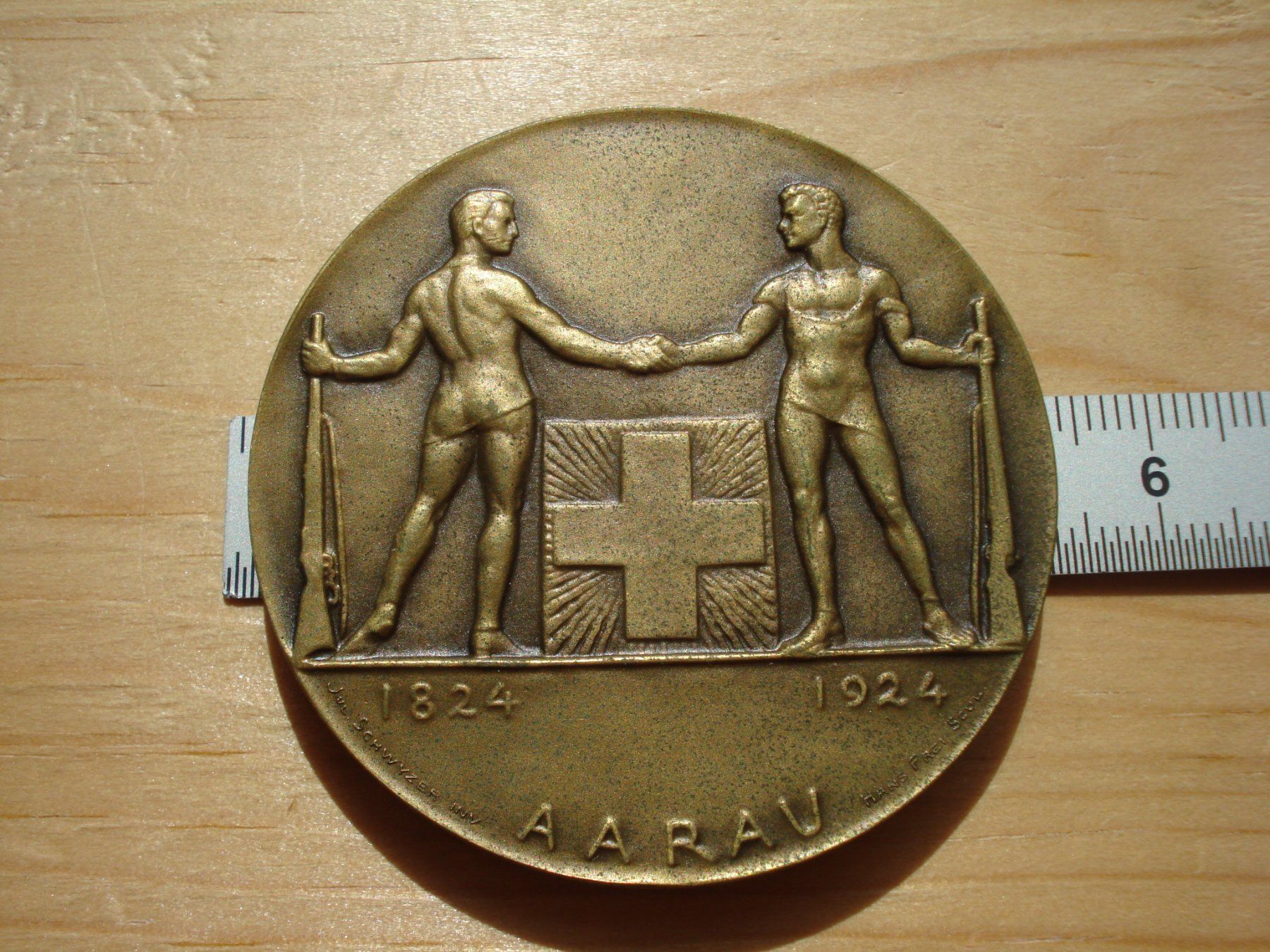 Medaglie: (H5) Schützen Aarau 1924 – Usato da Erlach venduto da Net-Coins