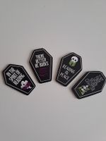 Lesezeichen Sarg-Design 👻📚 - Set mit 4 Stück - Halloween