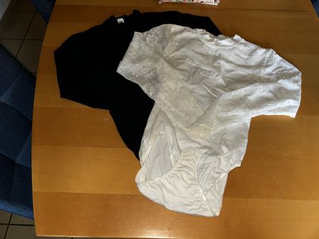 Elegante Body Kollektion - Schwarz & Weiss, Grösse s