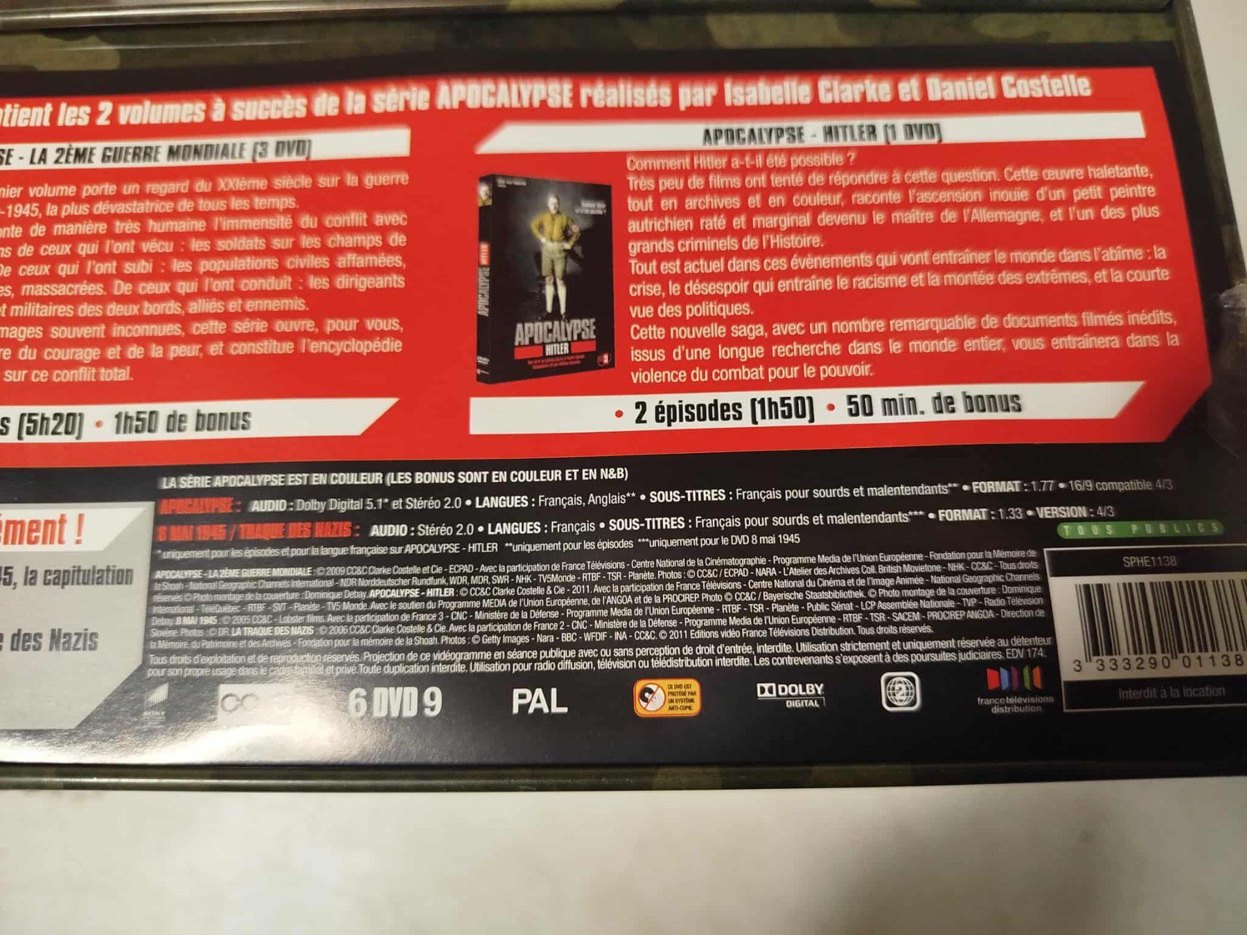Alle DVDs: Dvd  Apokalypse – Gebraucht aus La Chaux-de-Fonds von Emmaus2300CDF 6