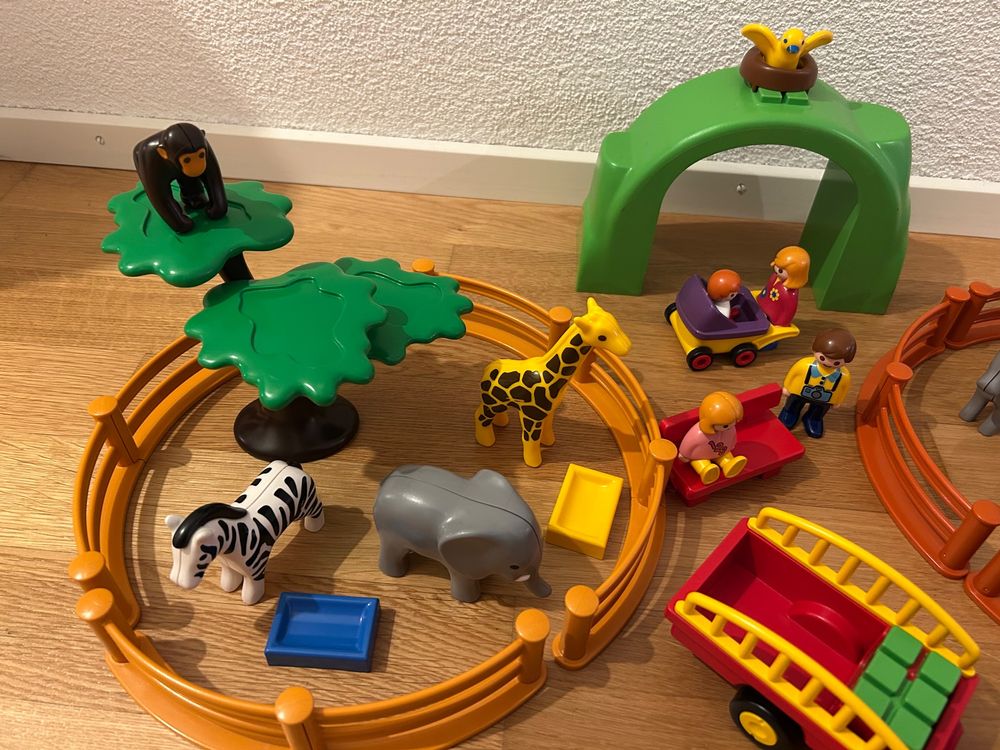 Playmobil 1-2-3 6754 Mein grosser Tierpark (Gebraucht) in Lenzburg für ...