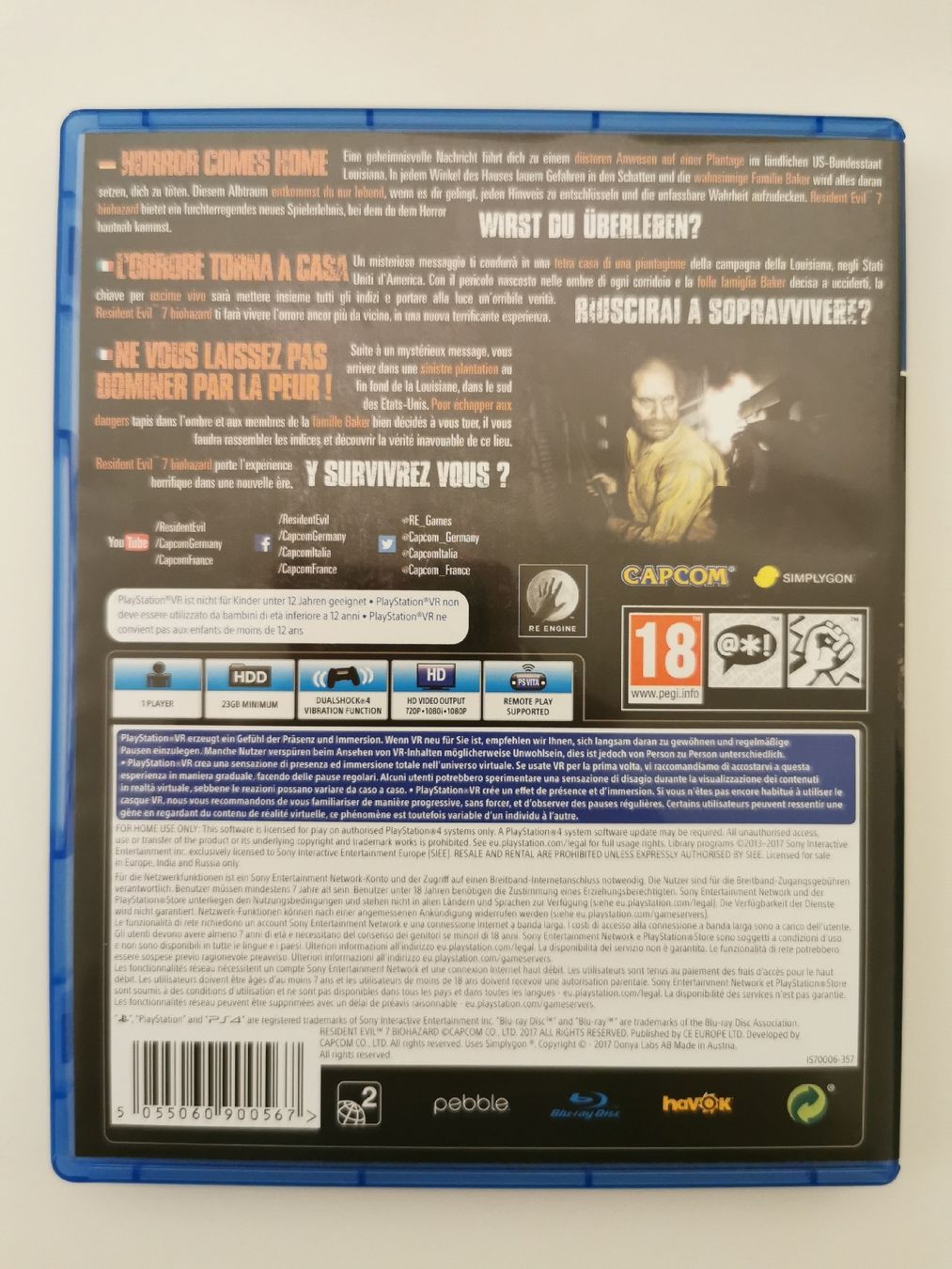Sony Giochi: Resident Evil  – Usato da seigneux venduto da Boyo12 1