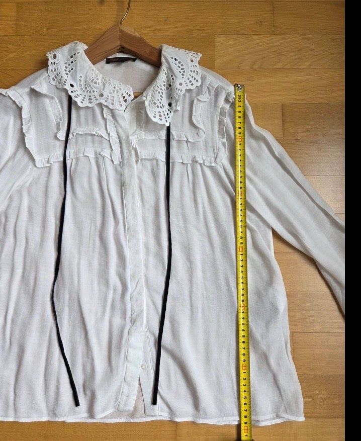 Maje Camicette: Maje Bluse Spitzen weiss – Usato da Regensdorf venduto da AHenter 2