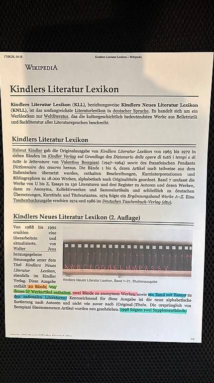 Libri: Kindlers Literatur Lexikon – Usato da Chur venduto da pingpong9 4