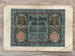 1920 Reichsbanknote Hundert Mark