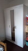 IKEA SONGESAND Kleiderschrank weiss, Spiegeltür, wie neu (Ma