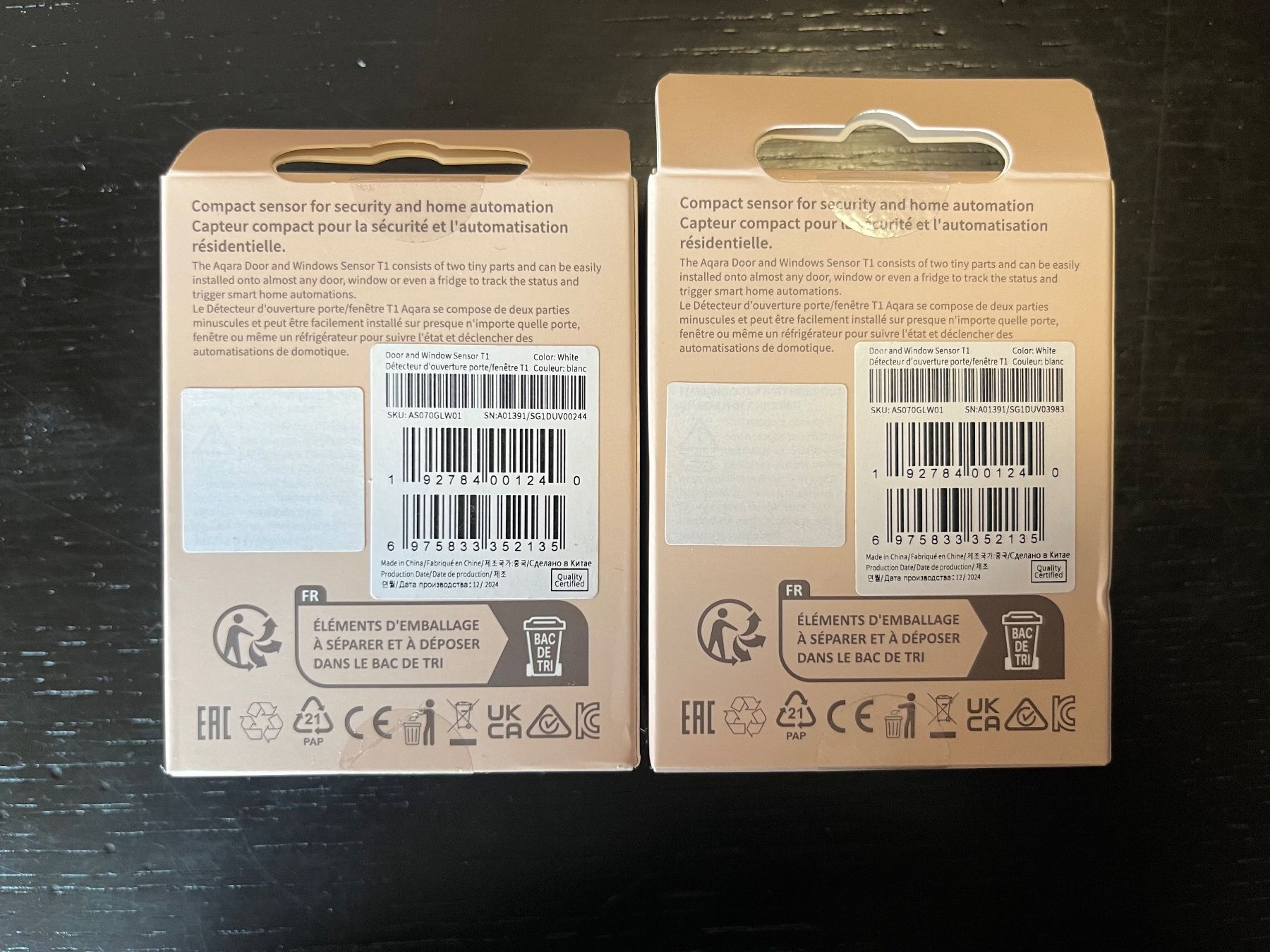 Aqara Sistemi d'allarme: 2 Aqara Door an Window Sensor T1OVP – Nuovo e nell'imballaggio originale da St. Gallen venduto da hal_z78d 2