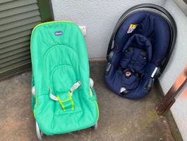 Stokke iZi Go (Auto Kindersitz)+ Baby Bouncer Chicco
