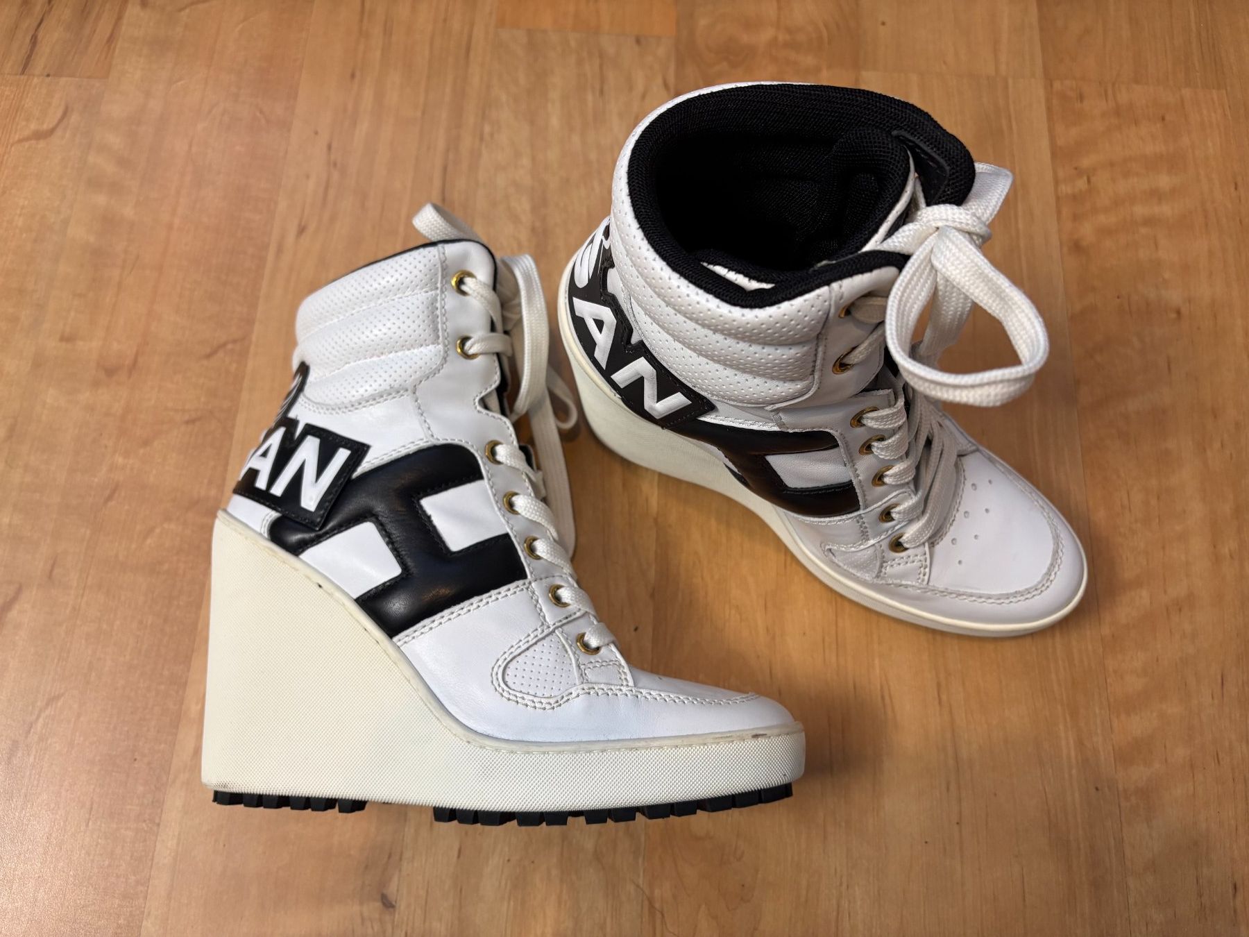 Hogan Scarpe da donna: Neue Hogan Wedges-Sneaker Gr. 36.5 – Nuovo (secondo la descrizione) da Willisau venduto da ani_gtk8