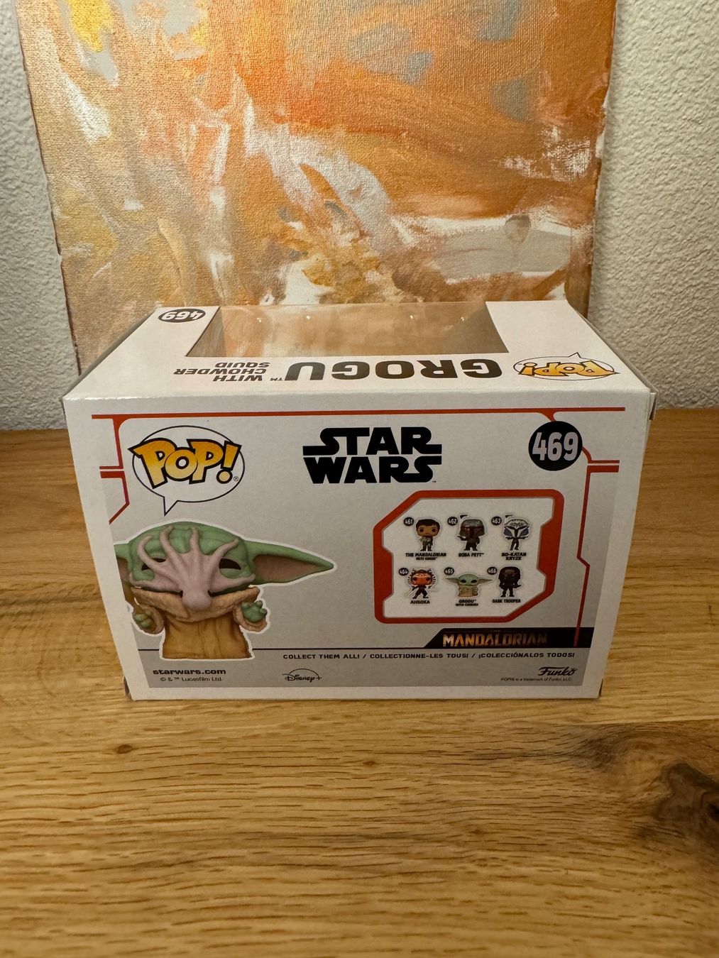 Funko Statuette: Funko Pop - Star Wars - Grogu with Chowder Squid #469 – Nuovo e nell'imballaggio originale da Oensingen venduto da CSCollectors 1